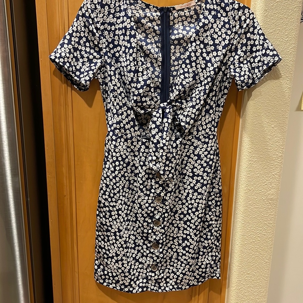 Lotte Moss Blue and white sundress